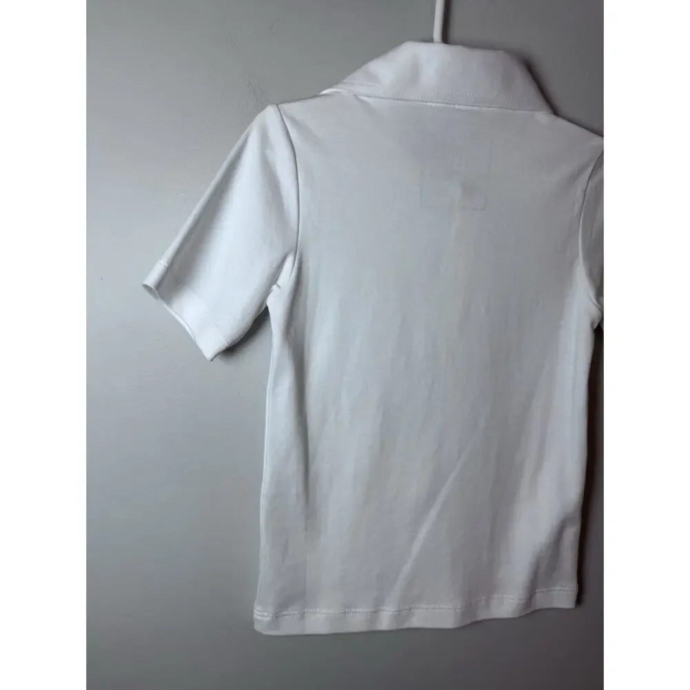 Lila & Hayes White Pima Cotton Polo Baby Boy 18-24 Months NEW